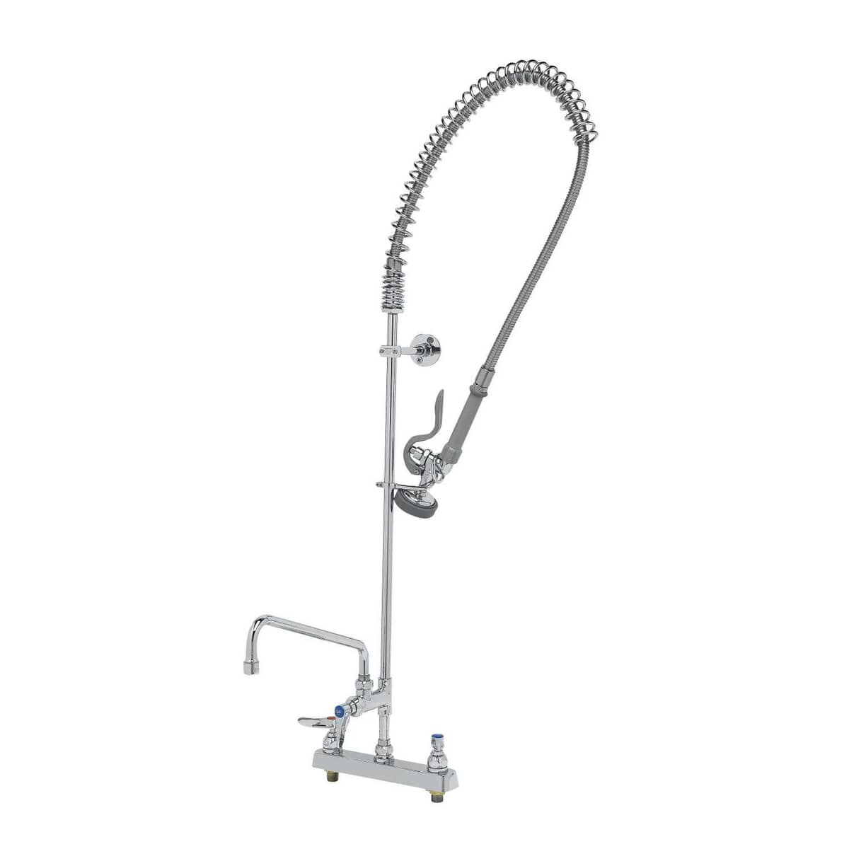 T&amp;S BRASS PARTS T&amp;S Brass B-5120-12-CR-B 8 Deck Mount Workboard Pru W/Cerama, B-0107, 12 - SKU TSB-5120-12-CR-B