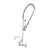 T&S BRASS PARTS T&S Brass B-5120-12-CR-B 8 Deck Mount Workboard Pru W/Cerama, B-0107, 12 - SKU TSB-5120-12-CR-B