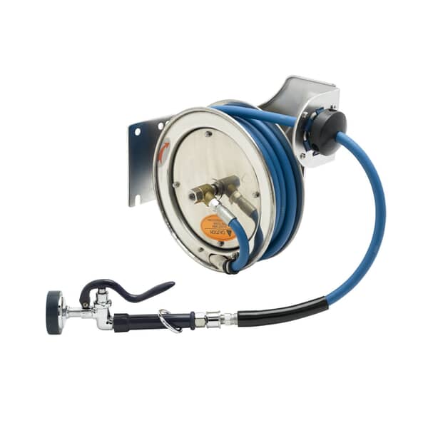T&S BRASS PARTS T&S Brass B-7112-01 Hose Reel Open Stainless Steel 3/8X15 - SKU TSB-7112-01