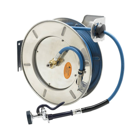 T&amp;S BRASS PARTS T&amp;S Brass B-7142-01 Hose Reel Open Stainless Steel 3/8 ID - SKU TSB-7142-01