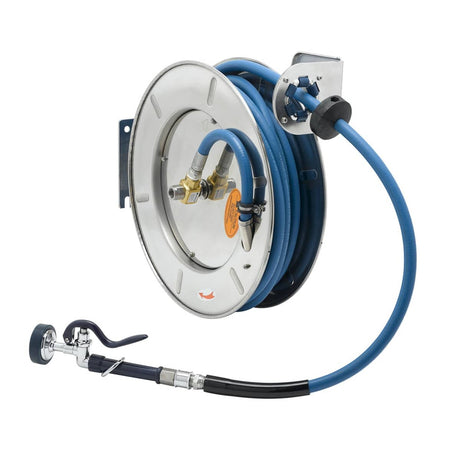 T&amp;S BRASS PARTS T&amp;S Brass B-7143-01 Hose Reel Open Stainless Steel 1/2 X - SKU TSB-7143-01