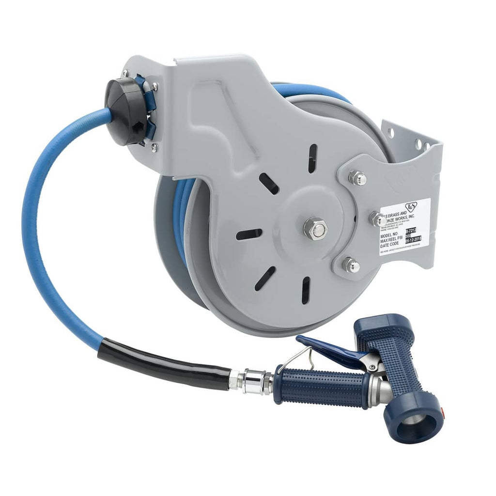 T&S BRASS PARTS T&S Brass B-7212-02 Hose Reel Open Epoxy Coated 3/8X15' - SKU TSB-7212-02