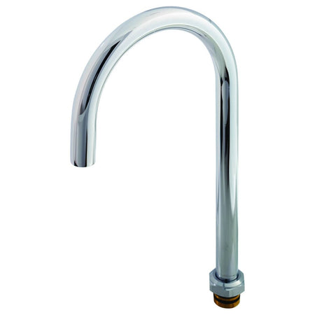 T&amp;S BRASS PARTS T&amp;S Brass BF-0135-X Big-Flo Swivel Gooseneck Plain Tip 8 C - SKU TSBF-0135-X