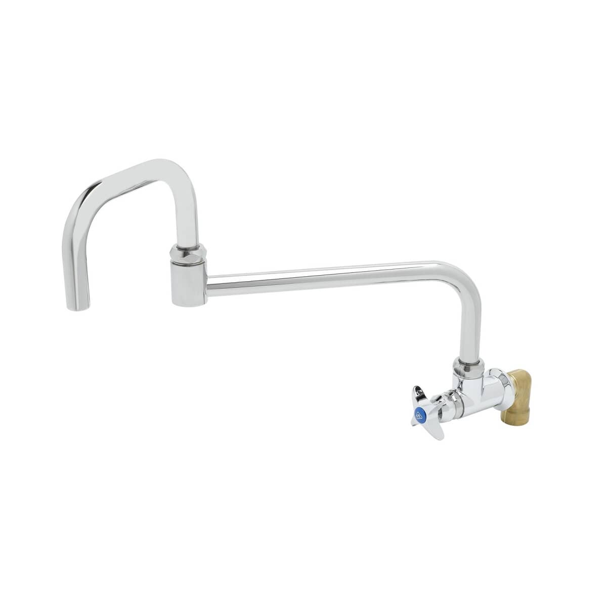 T&amp;S BRASS PARTS T&amp;S Brass BF-0299-18DJ Single Wall Mount Big-Flo Faucet 18 Double-Joint - SKU TSBF-0299-18DJ