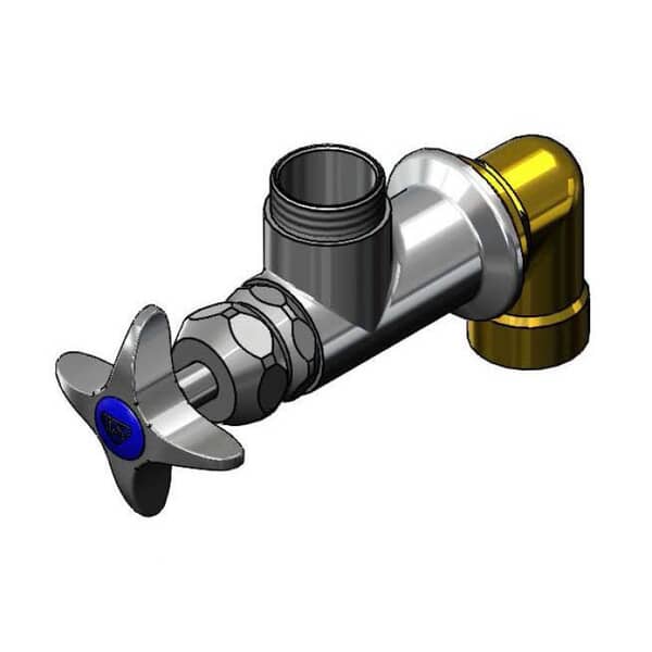 T&amp;S BRASS PARTS T&amp;S Brass BF-0299-LN Single Wall Mount Big-Flo Faucet Less N - SKU TSBF-0299-LN