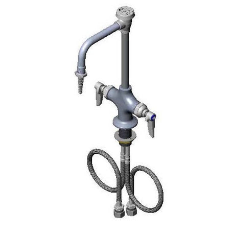 T&amp;S BRASS PARTS T&amp;S Brass BL-5700-08-VR Single Hole Deck Mount Lab Mix.fct Rigid Nzl Vr Pi - SKU TSBL-5700-08-VR