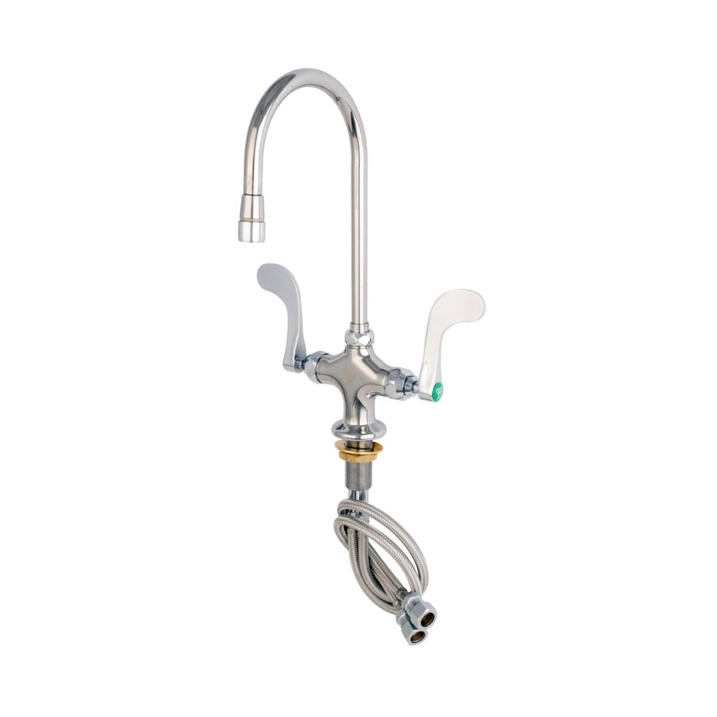 T&S BRASS PARTS T&S Brass BL-5704-05 Lab Mixing Faucet: Swivel Gooseneck, Aerator, 4 H - SKU TSBL-5704-05