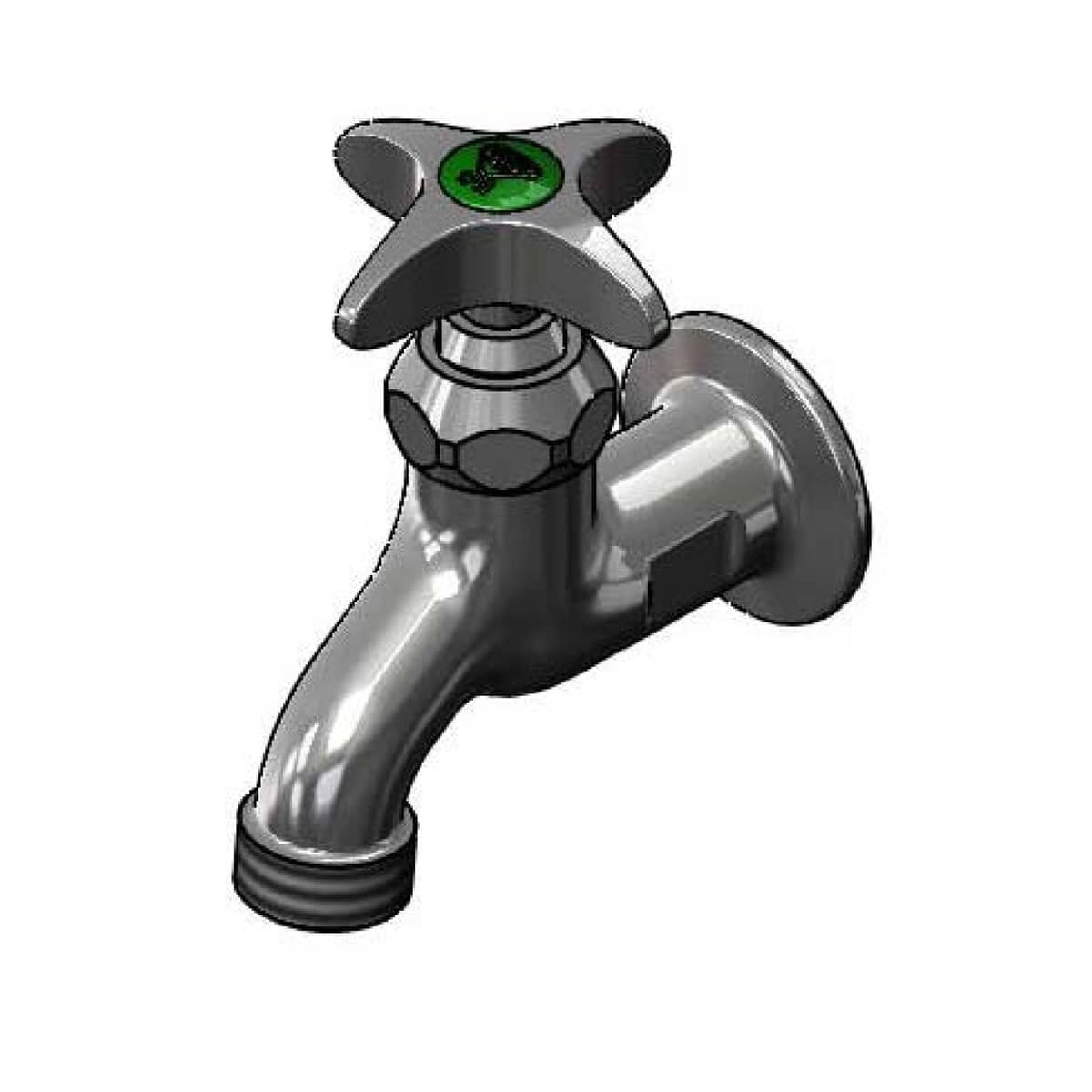 T&amp;S BRASS PARTS T&amp;S Brass BL-5800-03 Lab Faucet W/ Garden Hose Outlet 1/2 NPT Female - SKU TSBL-5800-03