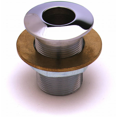 T&amp;S BRASS PARTS T&amp;S Brass BL-9005-01 Flush Plate Assembly Crowned Top Lock Nut And Wa - SKU TSBL-9005-01