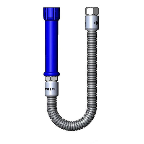 T&amp;S BRASS PARTS T&amp;S Brass EB-0020-H Hose Asm 20IN Long Blue - SKU TSEB-0020-H