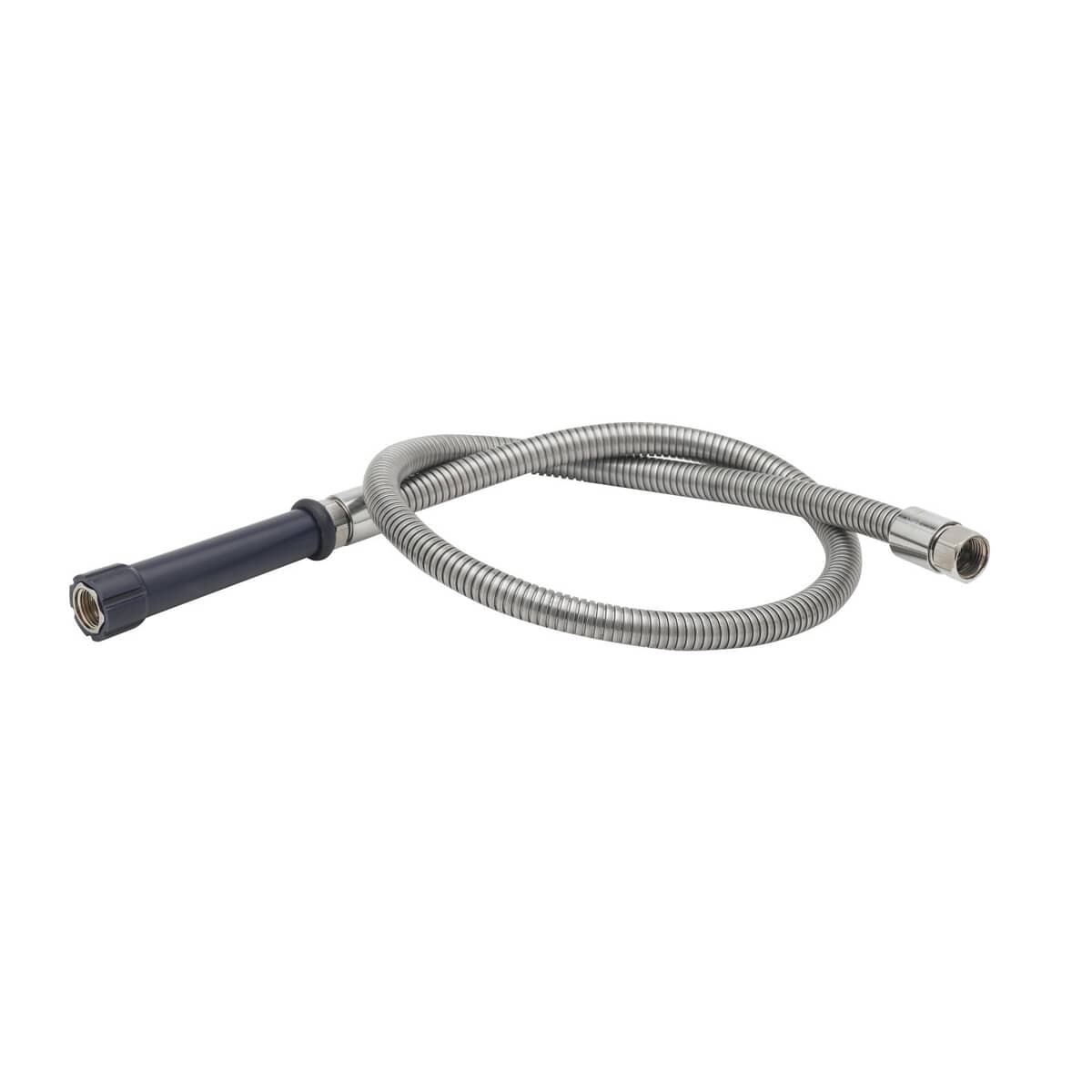T&amp;S BRASS PARTS T&amp;S Brass EB-0096-H 96IN Flexible SS Hose &amp; Spray Valve Handle (Blue) A - SKU TSEB-0096-H