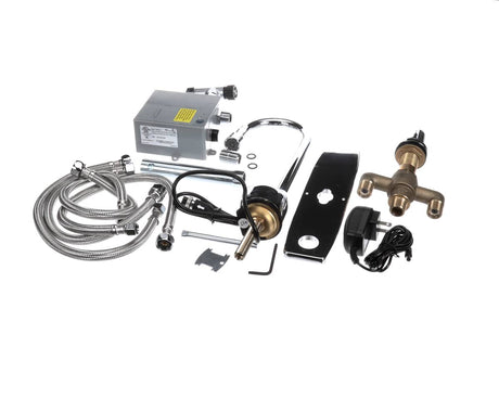 T&amp;S BRASS PARTS T&amp;S Brass EC-3100-SMT8V05 Chekpoint Elec Faucet Deck Mt Gn Side - SKU TSEC-3100-SMT8V05