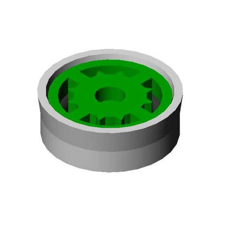 T&amp;S BRASS PARTS T&amp;S Brass FD15 Flow Control Disc, 1.5 Gpm, Green Insert - SKU TSFD15