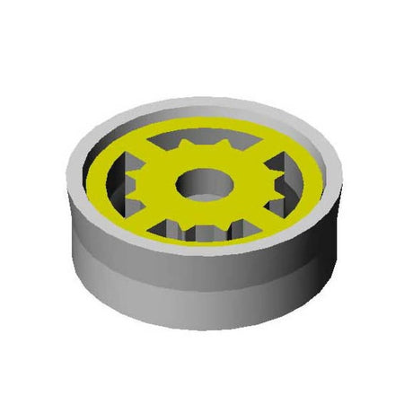 T&amp;S BRASS PARTS T&amp;S Brass FD22 Flow Control Disc 2.2 GPM Yellow Inser - SKU TSFD22
