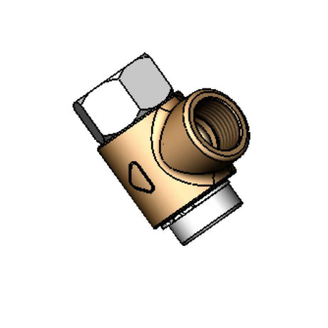 T&amp;S BRASS PARTS T&amp;S Brass G016629-45 1/2 NPT Medium Pressure Swivel - SKU TSG016629-45