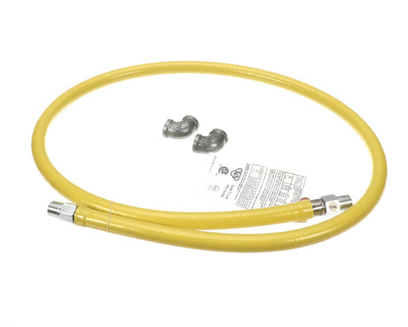 T&amp;S BRASS PARTS T&amp;S Brass HG-2C-72 Gas Hose Free Spin Fittings 1/2 NPT 7 - SKU TSHG-2C-72