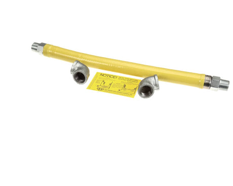 T&amp;S BRASS PARTS T&amp;S Brass HG-2E-24 Gas Hose Free Spin Fittings 1 NPT 24 - SKU TSHG-2E-24