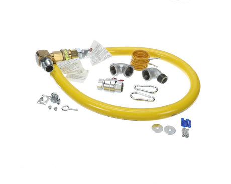 T&amp;S BRASS PARTS T&amp;S Brass HG-4E-48SK Gas Hose W/Quick Disconnect 1 NPT 48 L - SKU TSHG-4E-48SK