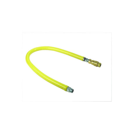 T&amp;S BRASS PARTS T&amp;S Brass HG-4F-48 Gas Hose W/Quick Disconnect 1-1/4 NPT 48 Long - SKU TSHG-4F-48