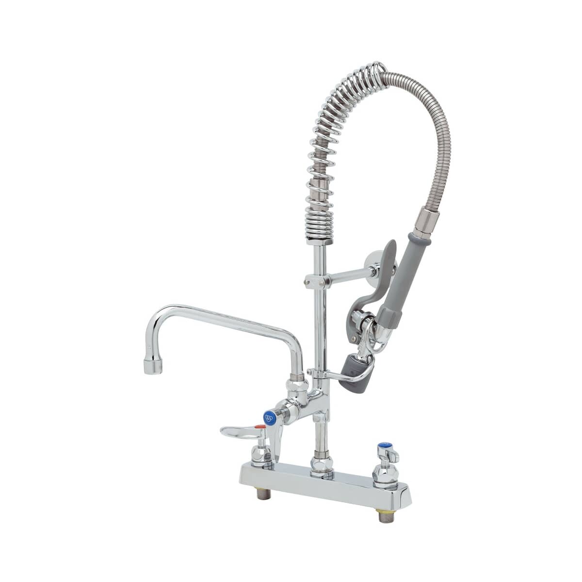 T&amp;S BRASS PARTS T&amp;S Brass MPJ-8CLN-08-CR 8 Workboard Mini-Pru Deck Mount Cerama - SKU TSMPJ-8CLN-08-CR
