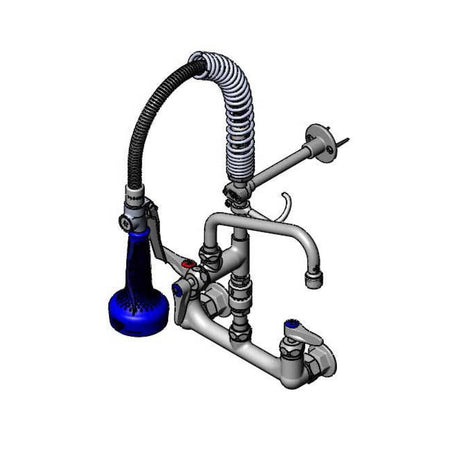 T&amp;S BRASS PARTS T&amp;S Brass MPQ-8WLV-08-CR Mini-Pru: 8 Wall Mount W/ B-0108-C Vacuum Breake - SKU TSMPQ-8WLV-08-CR