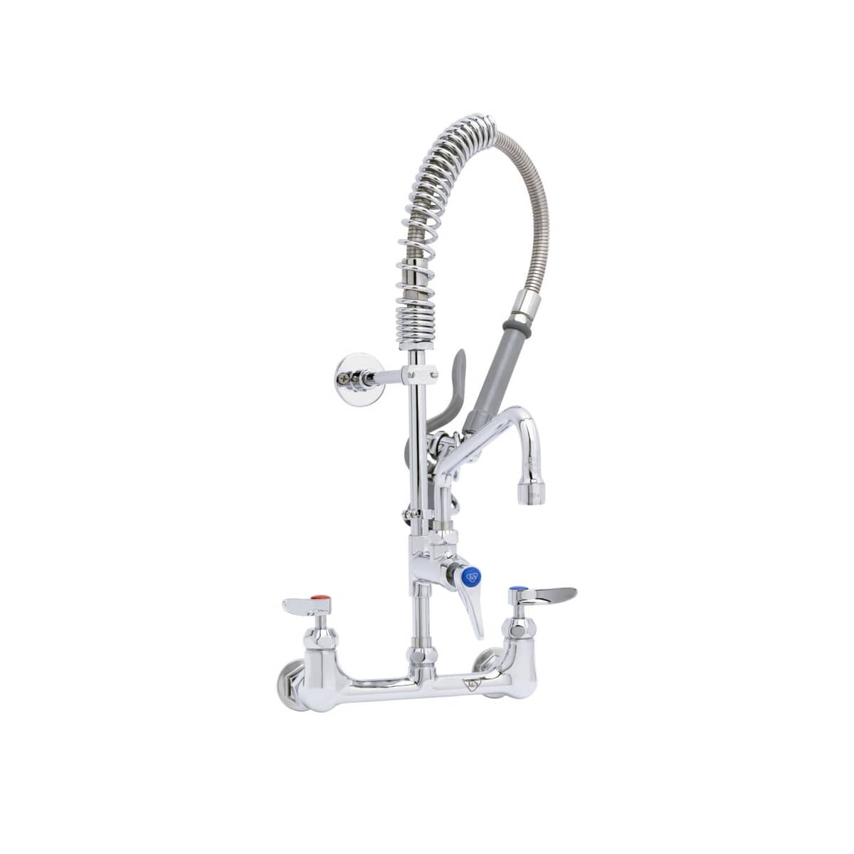 T&amp;S BRASS PARTS T&amp;S Brass MPY-8WLN-08-CR Mini-Pru: 8 Wall Mount Base, B-0107-C, 8 Swing N - SKU TSMPY-8WLN-08-CR