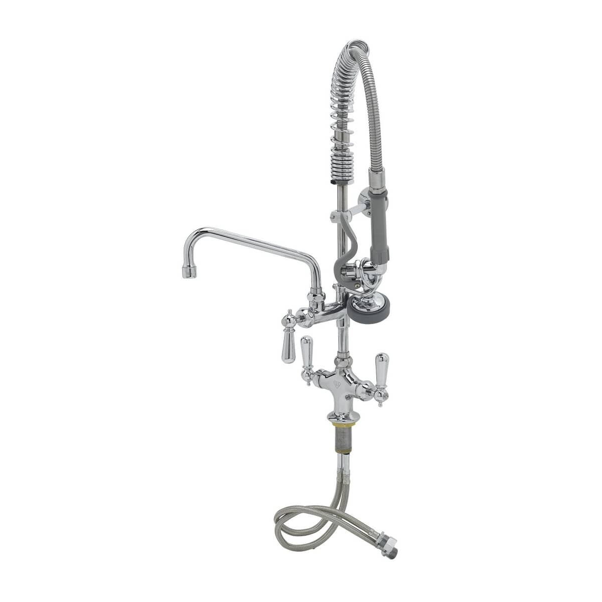 T&amp;S BRASS PARTS T&amp;S Brass MPZ-2DCN-08-CR Mini-Pru: B-0113 Style Base Faucet W/ B-0107 8 S - SKU TSMPZ-2DCN-08-CR