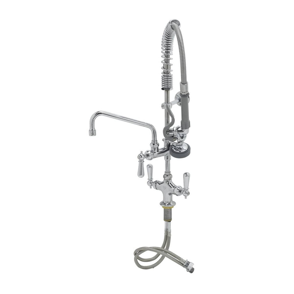 T&S BRASS PARTS T&S Brass MPZ-2DCN-08-CR Mini-Pru: B-0113 Style Base Faucet W/ B-0107 8 S - SKU TSMPZ-2DCN-08-CR