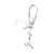 T&S BRASS PARTS T&S Brass MPZ-2DLN-08-CR Mini-Pru: B-0113 Style W/ B-0107 8 Swin - SKU TSMPZ-2DLN-08-CR