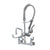 T&S BRASS PARTS T&S Brass MPZ-8WWN-08-CR Mini-Pru: 8 Wall Mount B-0107 8 Swing Nozzle - SKU TSMPZ-8WWN-08-CR