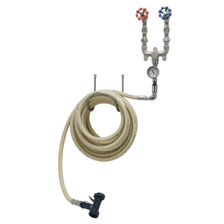 T&amp;S BRASS PARTS T&amp;S Brass MV-0771-12CW Washdown Station W/ 3/4 Mixing Valve Chrome Plat - SKU TSMV-0771-12CW