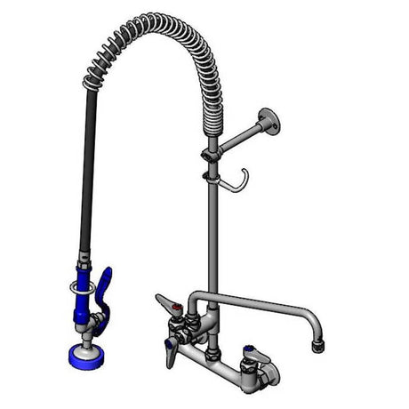 T&amp;S BRASS PARTS T&amp;S Brass PB-8WOSN14FZKZC Pet Grooming Unit Spring Action 8 Wall Mount 1 - SKU TSPB-8WOSN14FZKZC