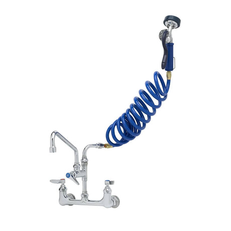 T&amp;S BRASS PARTS T&amp;S Brass PG-8WSAN-12 Pet Groom:wall Mnt No Vb B-155 034A 062X Coil Hose - SKU TSPG-8WSAN-12