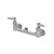 T&S BRASS PARTS T&S Brass S-0230-LN SS Double Pantry Swivel Base Faucet - SKU TSS-0230-LN