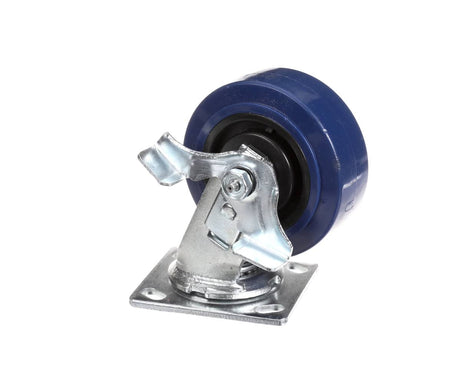 TOWN FOOD SERVICE PARTS Town Food Service 250505A 5IN Plate Caster W/Brake 900# Cap - SKU TWN250505A