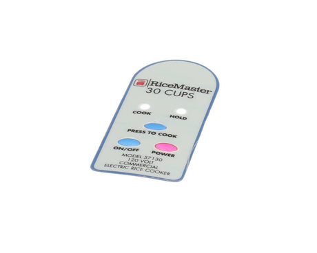 TOWN FOOD SERVICE PARTS Town Food Service 57130-L Control Housing Label - SKU TWN57130-L