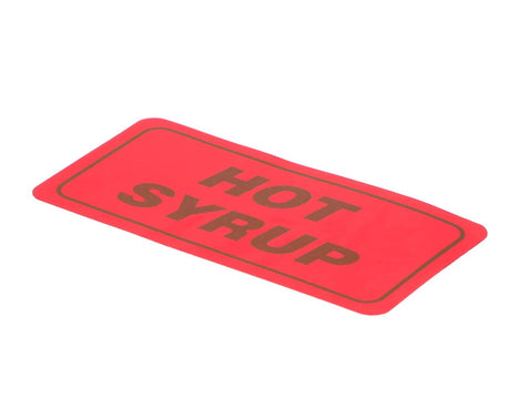 WILBUR CURTIS PARTS Wilbur Curtis WC-3860 Label Hot Syrup - SKU WCWC-3860