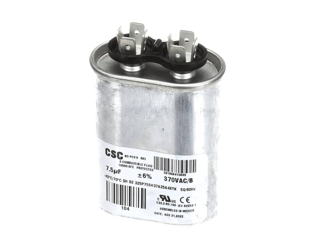 YORK PARTS York S1-02420045700 Single Run Capacitor 7.5MFD 370V Flat - SKU YORKS1-02420045700