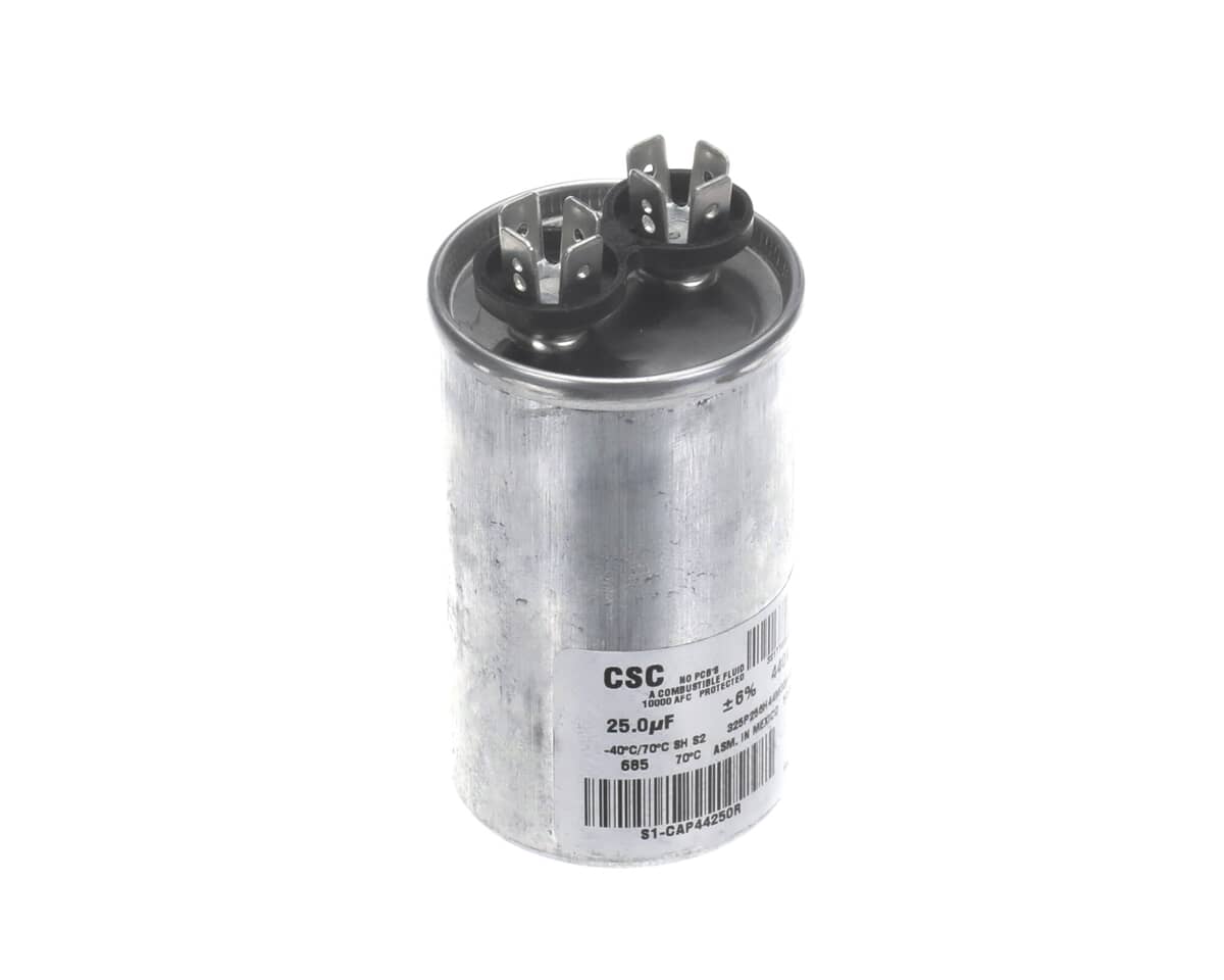 YORK PARTS York S1-CAP44250R Capacitor Run Single 25MFD 440V Round - SKU YORKS1-CAP44250R