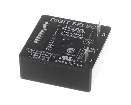 YORK PARTS York S1-ICM103 Relay Time Delay Adj 1-1023 Sec W/Switch - SKU YORKS1-ICM103
