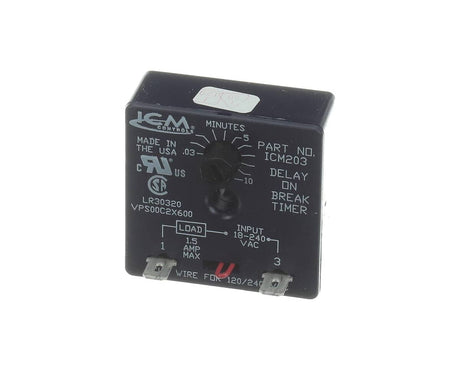 YORK PARTS York S1-ICM203B Relay Time Delay Dob 10-MIN Adjustable - SKU YORKS1-ICM203B