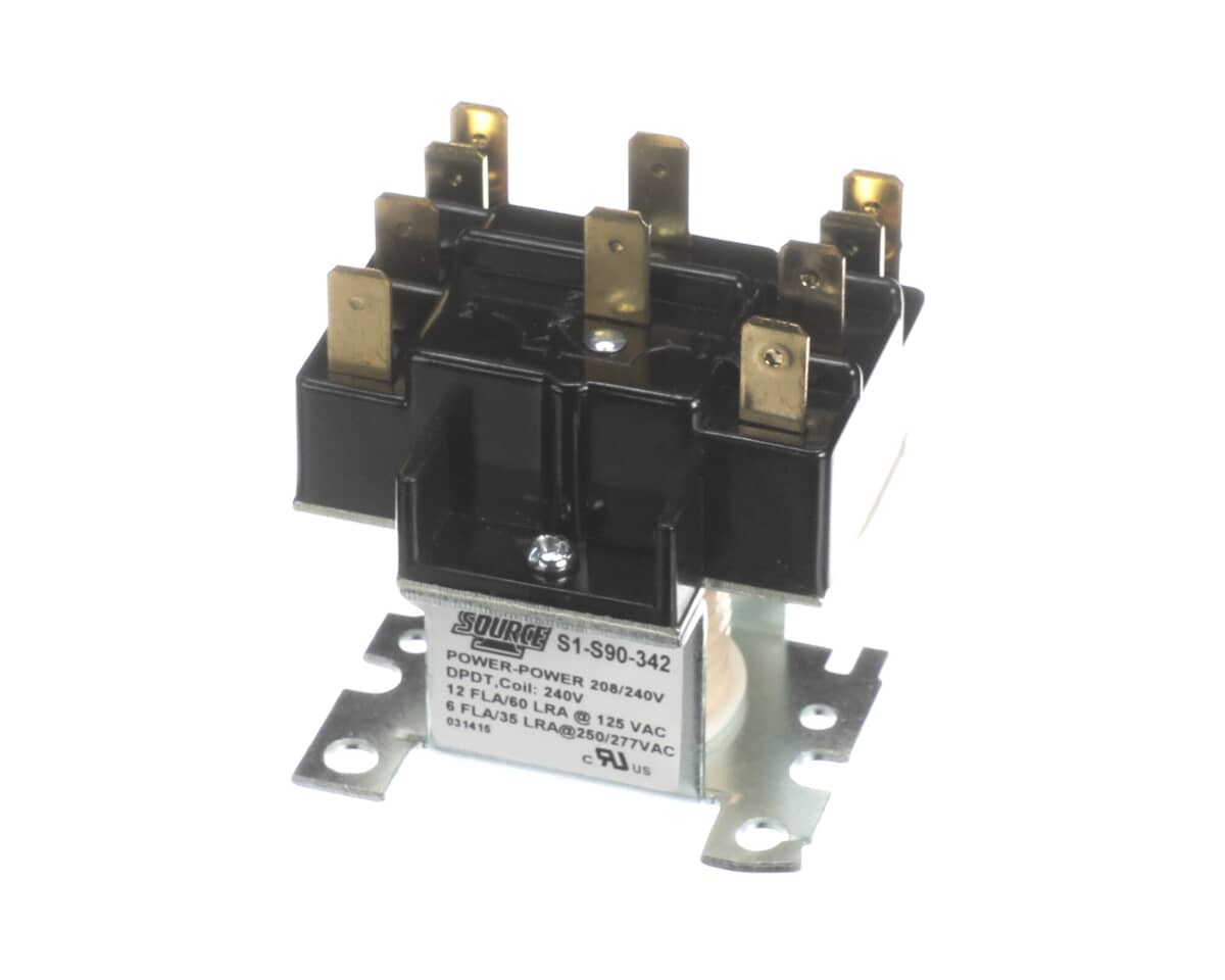 YORK PARTS York S1-S90-342 Relay Switch 208/240V Coil 50/60HZ Dpdt - SKU YORKS1-S90-342