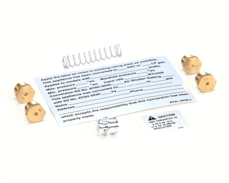 ACCUTEMP PARTS Accutemp AT0H-3035-6 48 Natural Gas Conversion Kit - G1 Gridd - SKU ACCAT0H-3035-6