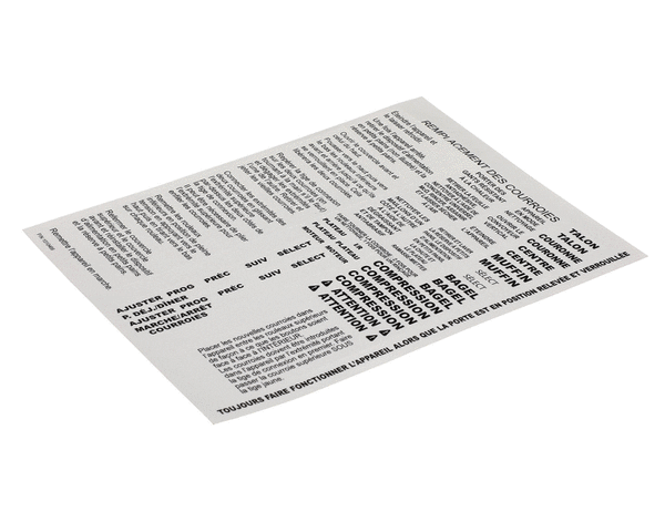 ANTUNES PARTS Antunes 1010468 Mcd Ut/Ct Frc Label - SKU AJA1010468