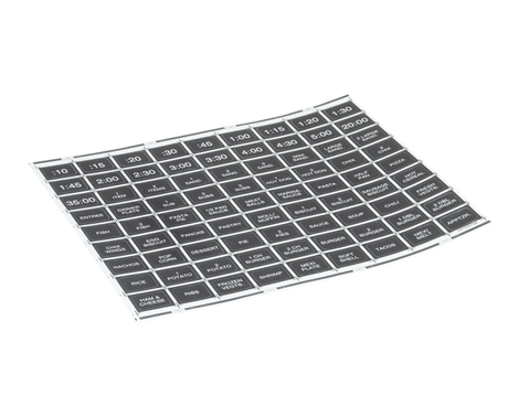 AMANA MENUMASTER PARTS Amana Menumaster 12155702 Label-Menu - SKU AMA12155702