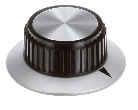 APW WYOTT PARTS APW Wyott AS-56508 Knob Black/Aluminum 2.5DIA 1/ - SKU APWAS-56508