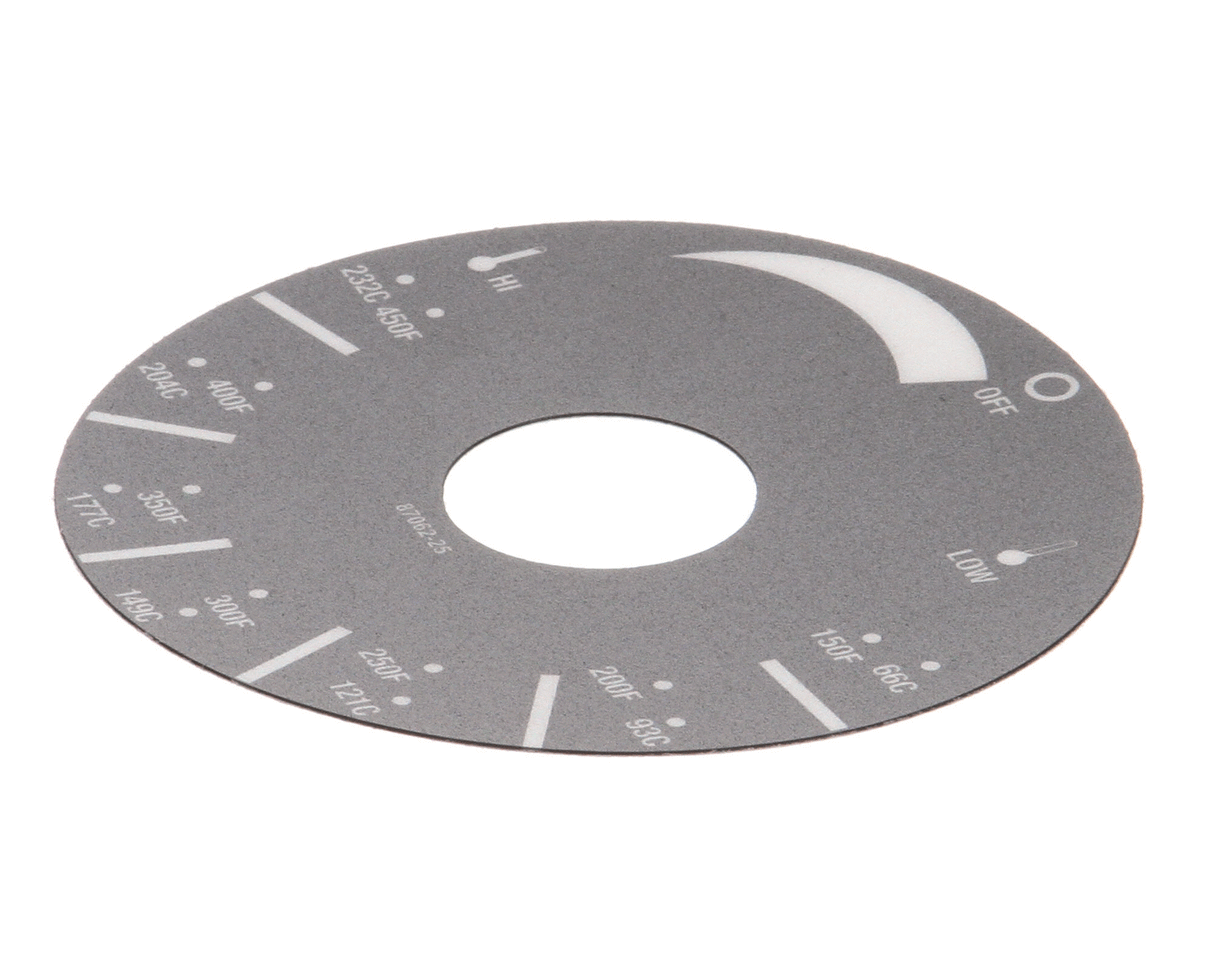APW WYOTT AS-8706225 DECAL-DIAL PLATE ELECTRIC