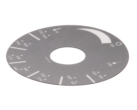 APW WYOTT PARTS APW Wyott AS-8706225 Decal-Dial Plate Electric - SKU APWAS-8706225