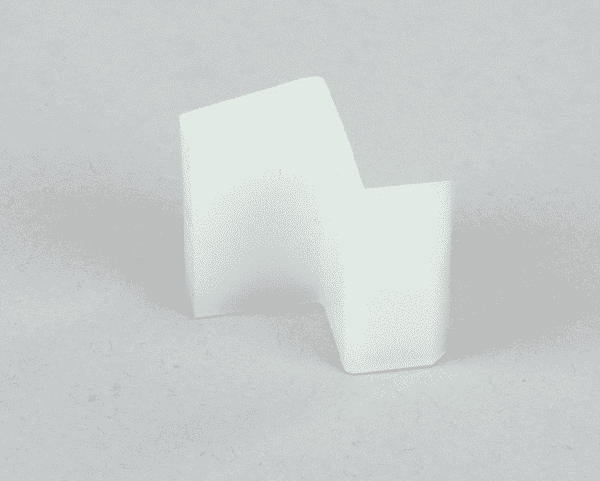 ATLAS METAL PARTS Atlas Metal 7022 White Glass Clip - Ddc - SKU AT7022