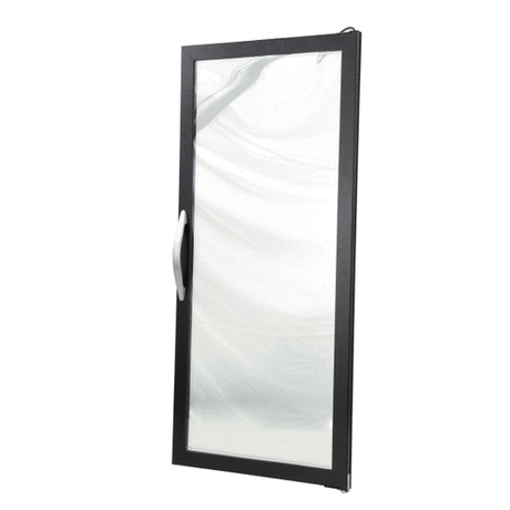 BEVERAGE AIR PARTS Beverage Air 40B48-168D-01AA Door Assembly - RH Black LVF49 - SKU BEV40B48-168D-01AA